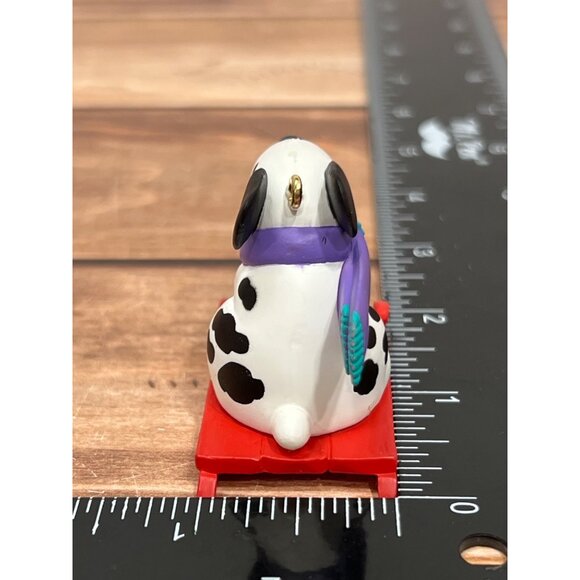 1996 HALLMARK KEEPSAKE ORNAMENT QX5699 GRANDSON PUPPY ON SLED - Picture 7 of 9